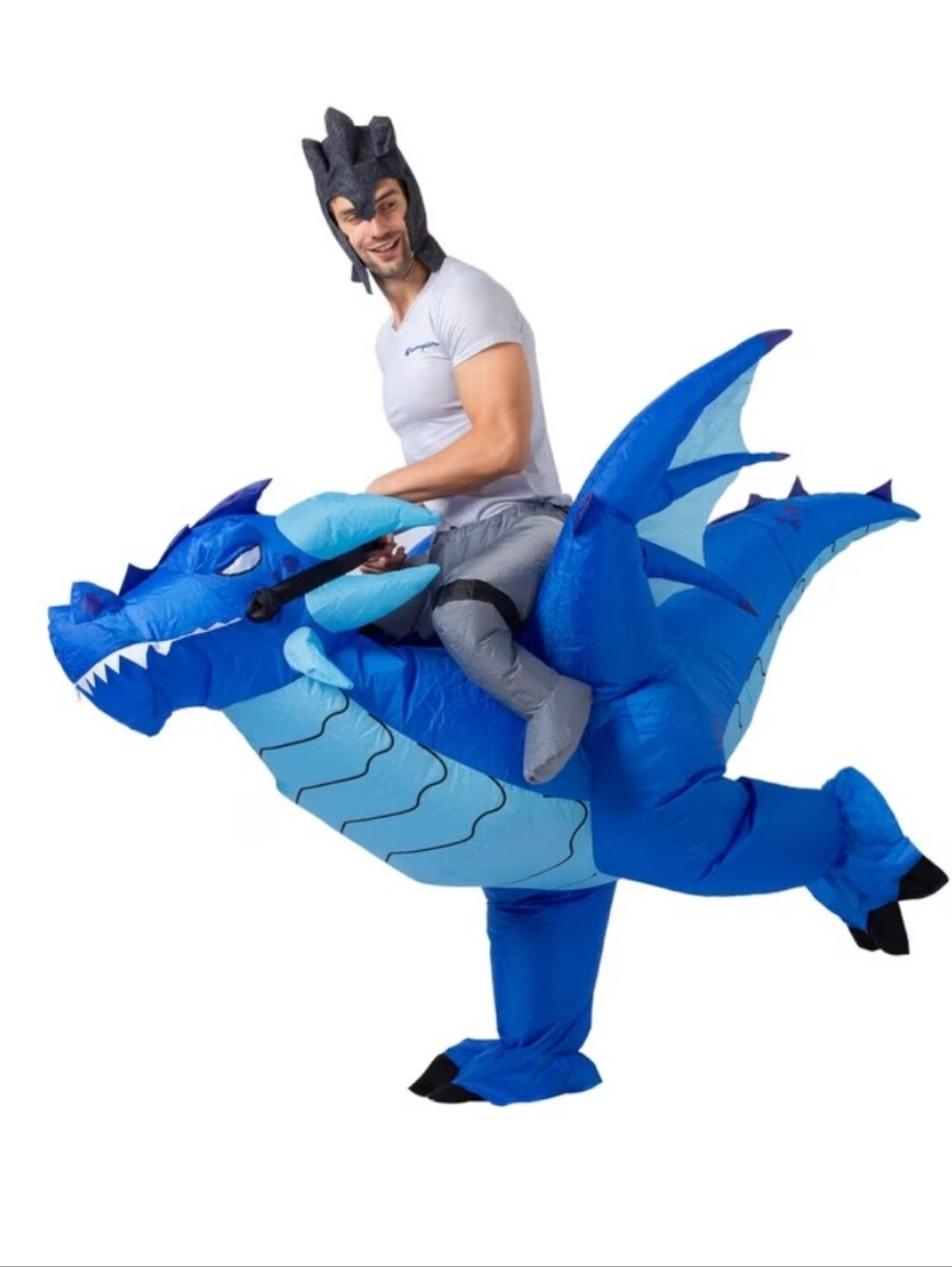Puff Me Up Ride An Ice Dragon Adult Halloween Costume Size One Size